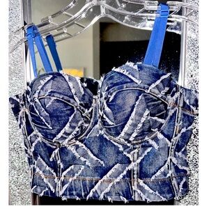 Denim bustiers